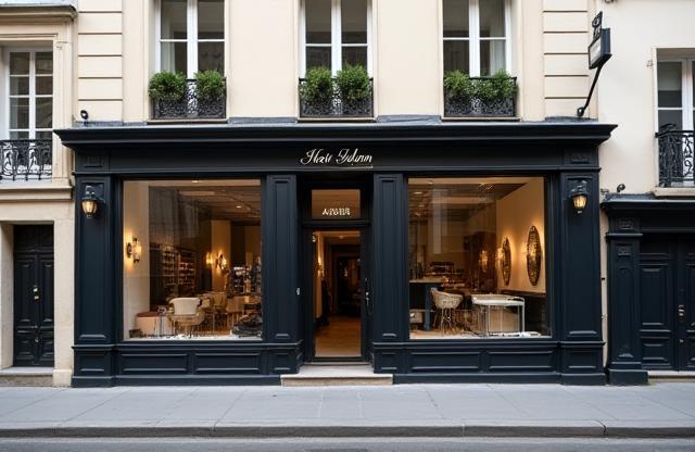 Vue extérieure élégante du Salon Élégance à Paris