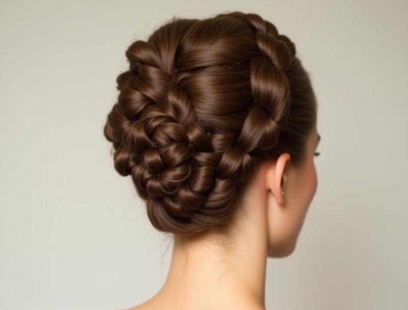 Chignon élégant pour une occasion spéciale