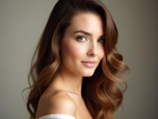 Coiffure finie et stylée